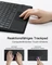Inateck Bluetooth-Tastatur-Hülle für Surface Pro 7/7+/6/5/4, schwarz, DE Vorschaubild