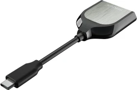 SanDisk Extreme Pro silber Single-Slot-Cardreader, USB-C 3.0 [Stecker] (SDDR-409-G46)