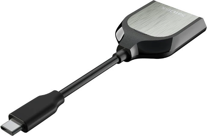 SanDisk Extreme Pro silber Single-Slot-Cardreader, USB-C 3.0 [Stecker]