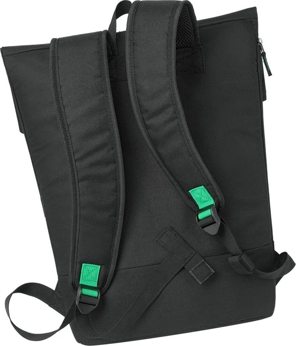 RivaCase Gremio 5567 Eco 15L Rolltop Rucksack, schwarz
