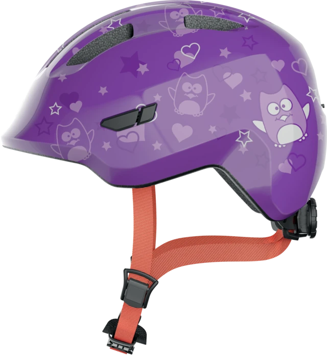ABUS Smiley 3.0 Kinderhelm purple star