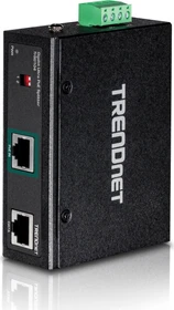 TRENDnet Industrial Railmount Gigabit PoE-Splitter, 2x RJ-45, PoE++ PD (TI-SG104)