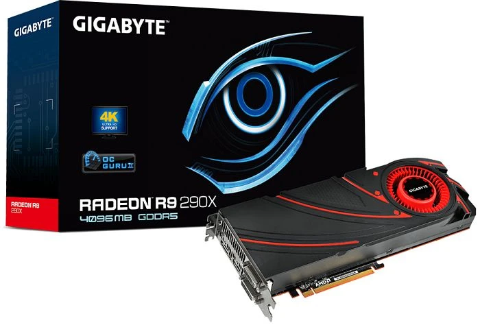 GIGABYTE Radeon R9 290X, 4GB GDDR5, 2x DVI, HDMI, DP