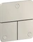 Hansgrohe Axor ShowerSelect ID softsquare Kontrollfeld Ventil für 3 Verbraucher edelstahl optic Vorschaubild