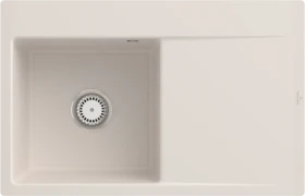 Villeroy & Boch Subway Style 45 Flat flächenbündig Becken links crema