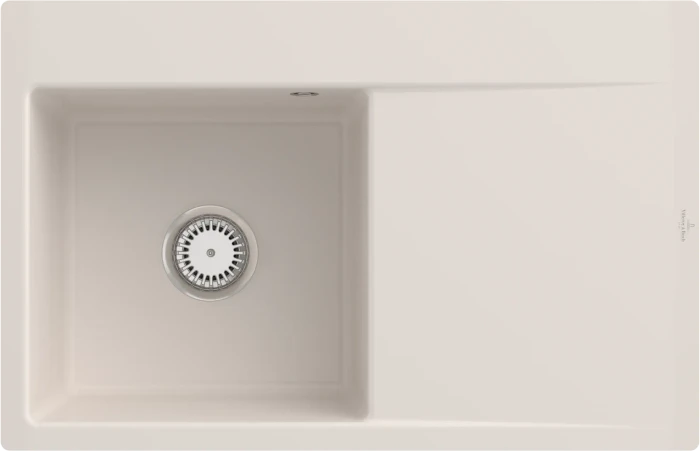Villeroy & Boch Subway Style 45 Flat flächenbündig Becken links crema