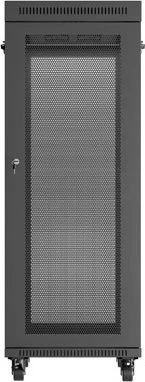 Lanberg 19" Rackschrank 32HE, LCD, freistehend, Flat Pack, Gitternetztür, IP20, RAL 9004, 1000mm tief