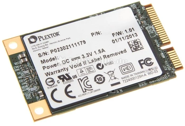 Plextor M5M 64GB, MO-300 / mSATA 6Gb/s