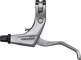 Shimano Deore T610 V-Brake 2-Finger Bremshebel links silber