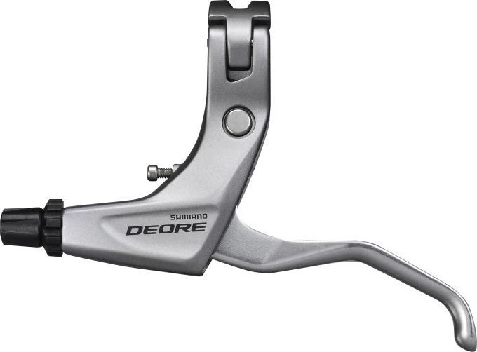 Shimano Deore T610 V-Brake 2-Finger Bremshebel links silber