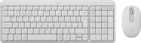 Logitech MK250 Compact Wireless Combo Off-White, Bluetooth, HE