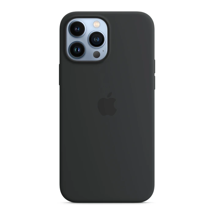 Apple Silikon Case mit MagSafe für iPhone 13 Pro Max Mitternacht