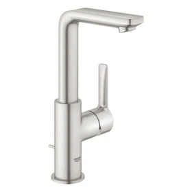 Grohe Lineare Einhand-Waschbeckenarmatur 1/2" L-Size mit Ablauffernbedienung supersteel