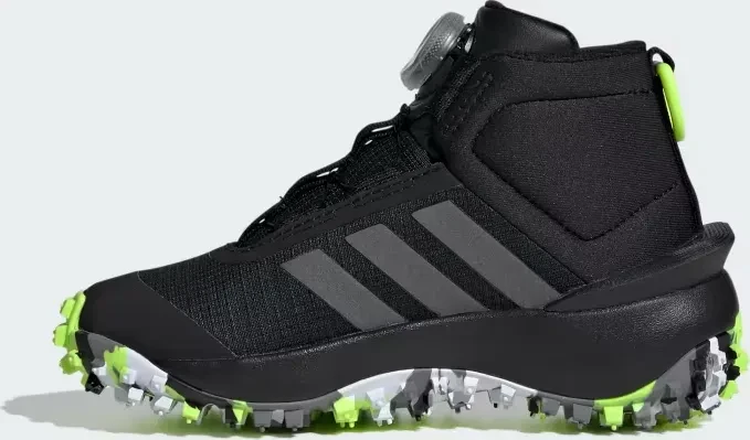adidas FortaTrail core black/iron metallic/lucid lemon (Junior)