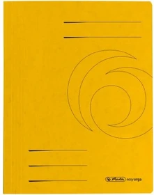Herlitz Schnellhefter Colorspan, A4, gelb, 10er-Pack