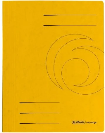 Herlitz Schnellhefter Colorspan, A4, gelb, 10er-Pack