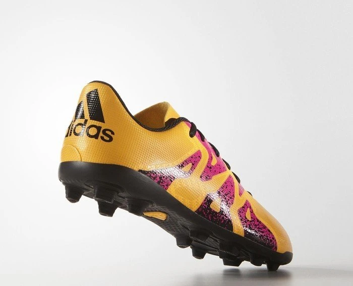 adidas X15.4 FG solar gold/core black/shock pink (Junior)