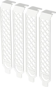 SilverStone Aeroslots Gen 2, PCI Slotblende, weiß, 4er-Pack
