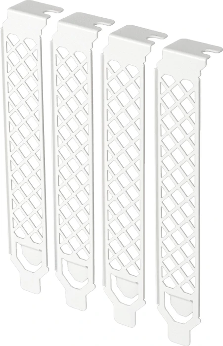 SilverStone Aeroslots Gen 2, PCI Slotblende, weiß, 4er-Pack