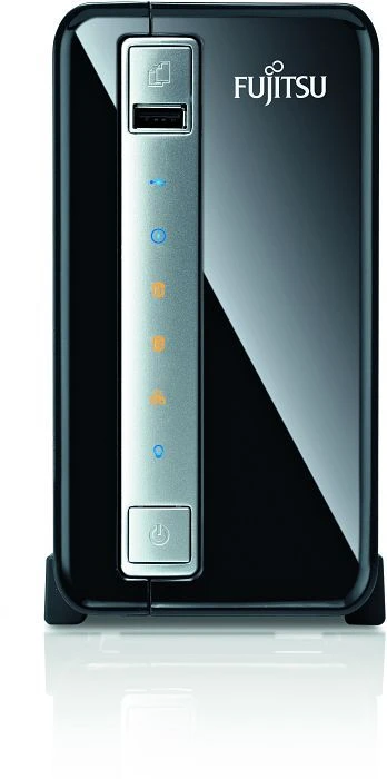 Fujitsu Celvin NAS Server Q700 2TB, 512MB RAM, 1x RJ-45 1000Base-T, 3x USB-A 2.0