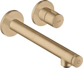 Hansgrohe Axor Uno Unterputz für Wandmontage Select mit Auslauf 221mm brushed bronze