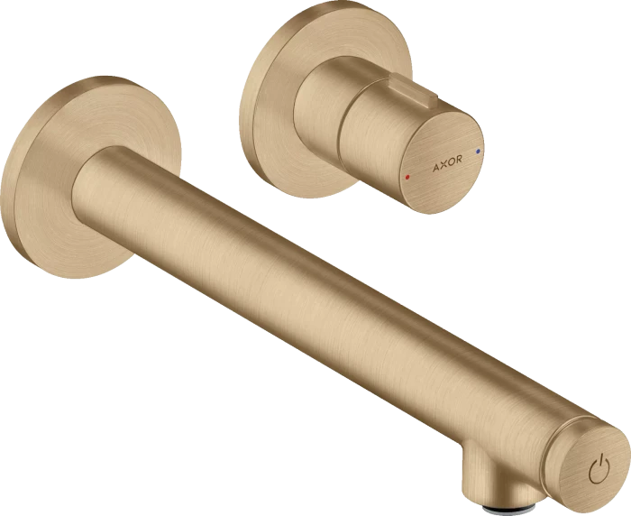Hansgrohe Axor Uno Unterputz für Wandmontage Select mit Auslauf 221mm brushed bronze
