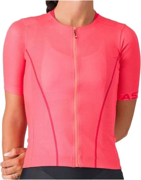 Castelli Anima Flow Trikot kurzarm brilliant pink/hibiscus (Damen)