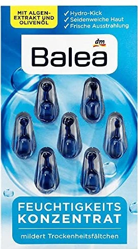 Balea Feuchtigkeits Konzentrat Öl Kapseln, 7 Stück