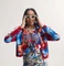 adidas x Farm Rio House of Tiro Trainingsjacke light blue/tactile red/cream white (Damen) Vorschaubild