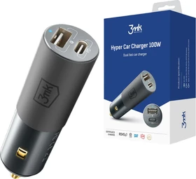 3MK Hyper Car Charger 100W schwarz