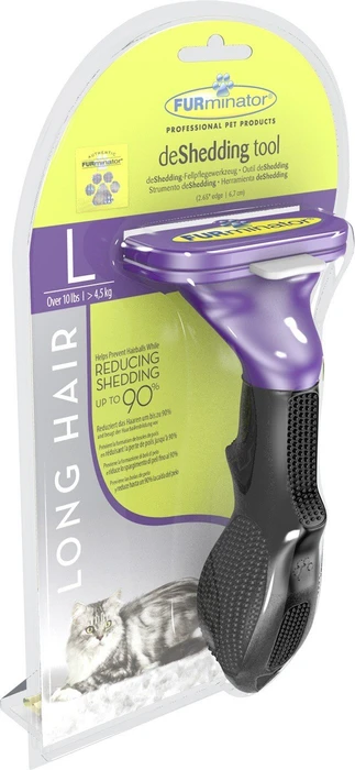 FURminator deShedding Tool für große Katzen mit langem Fell, Version 1