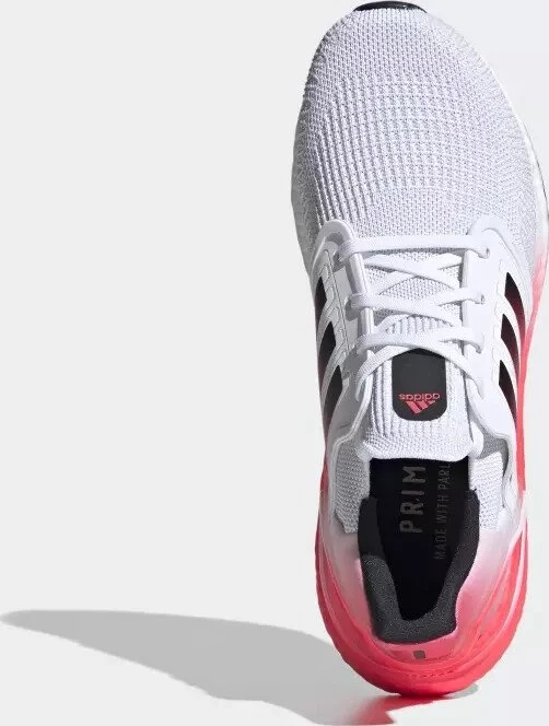 adidas Ultraboost 20 cloud white/core black/signal pink (Herren)