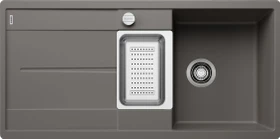 Blanco Metra 6 S-F Einbau Becken reversibel mit Ablauffernbedienung vulkangrau