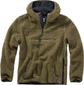 Brandit Teddyfleece Worker Hoodie olive (Herren)