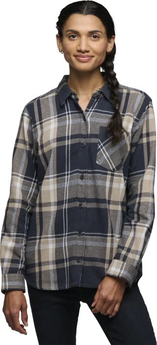 Black Diamond Project Flannel Hemd langarm charcoal/moonstone plaid (Damen)