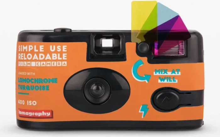 Lomography Simple Use Reloadable Filmkamera Turquoise