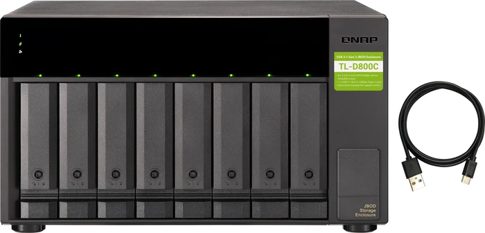 QNAP Expansion Unit TL-D800C, 1x USB-C 3.1