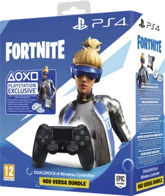 Sony DualShock 4 2.0 Controller wireless Fortnite Neo Versa Bundle schwarz (PS4)