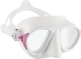 Cressi Calibro Tauchermaske weiß/rosa