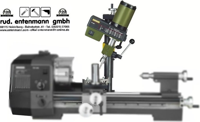 Proxxon MicroMot PF 230 Bohr-/Fräsaufsatz für Drehmaschine