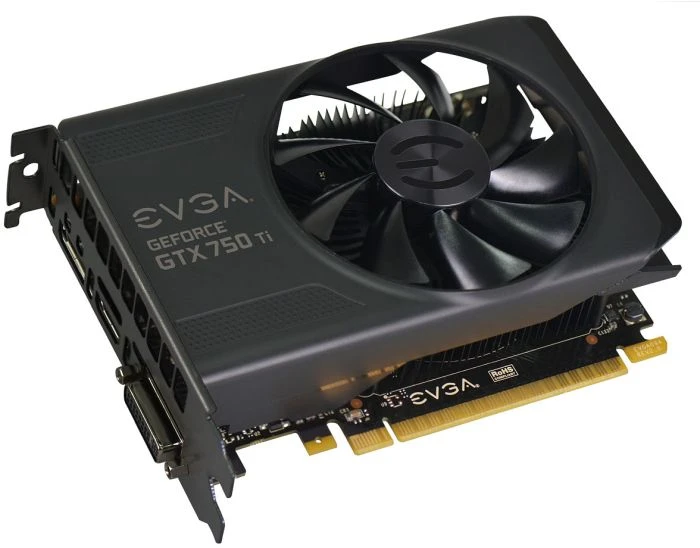 EVGA GeForce GTX 750 Ti, 2GB GDDR5, DVI, HDMI, DP