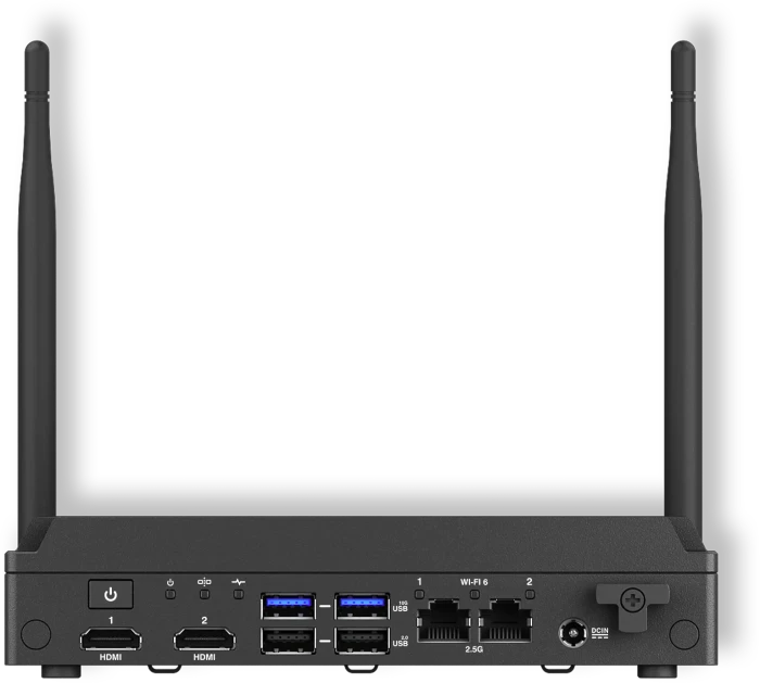 ASUS NUC 13 Rugged - Tall - Bravo Canyon - NUC13BRF / BNUC13BRFA200B02I, Atom x7211E, EU-Netzkabel