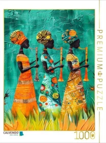 Calvendo Drei Frauen mit Musikinstrumenten in Afrika