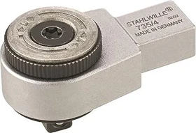 Stahlwille 735/4 Feinzahn Einsteck-Ratsche Steckschlüssel-Adapter 9x12mm, 1/4"