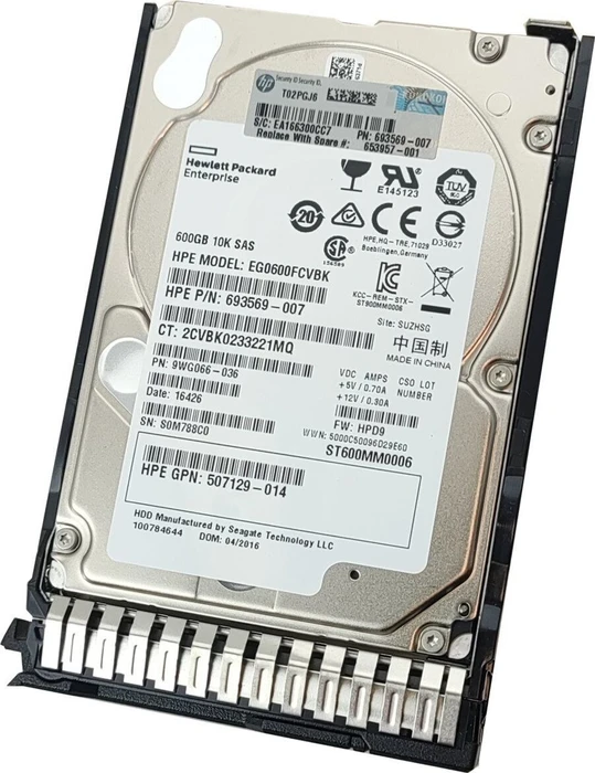 HP 600GB SFF SC ENT HDD, 2.5"