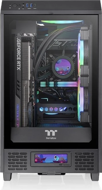 Thermaltake LCD Panel Kit 3.9" für Thermaltake The Tower 200, schwarz