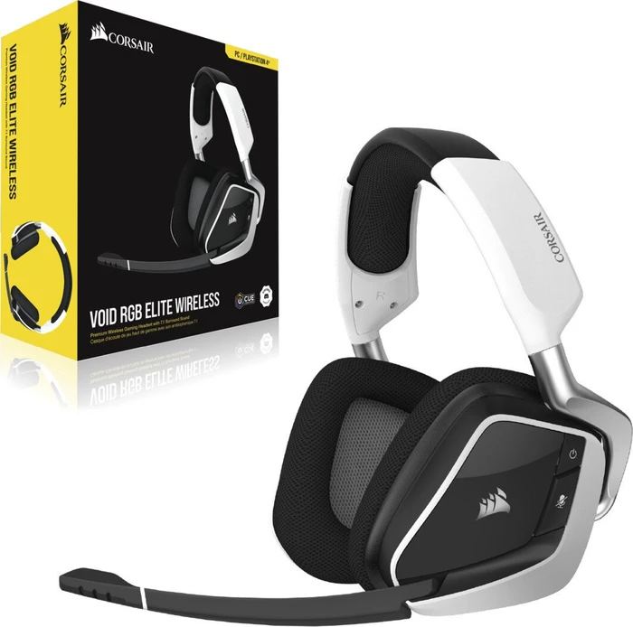 Corsair VOID RGB ELITE Wireless White
