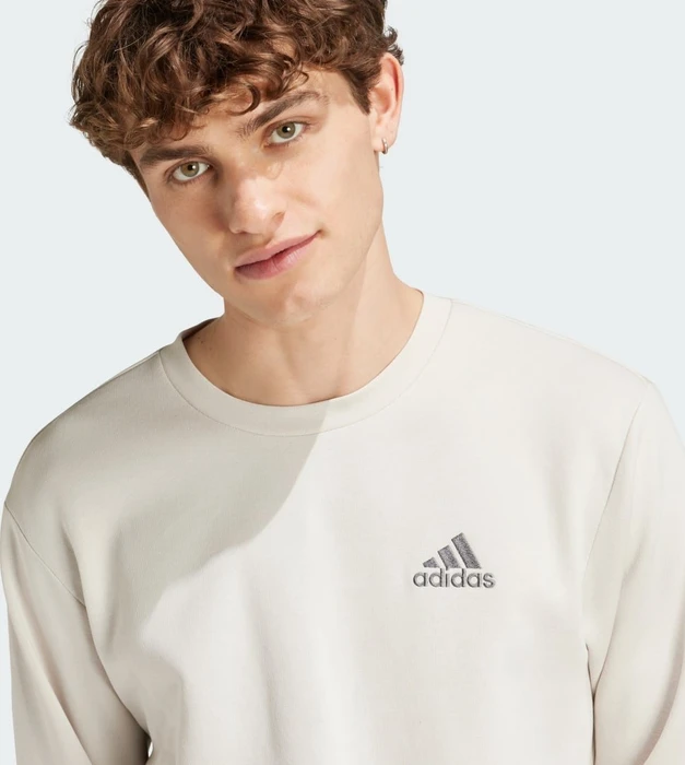 adidas Essentials Fleece Sweatshirt aluminium (Herren)