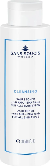 Sans Soucis Cleansing Säure Toner mit AHA + BHA Säure, 200ml