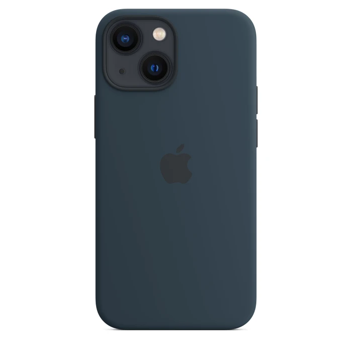 Apple Silikon Case mit MagSafe für iPhone 13 Mini abyssblau